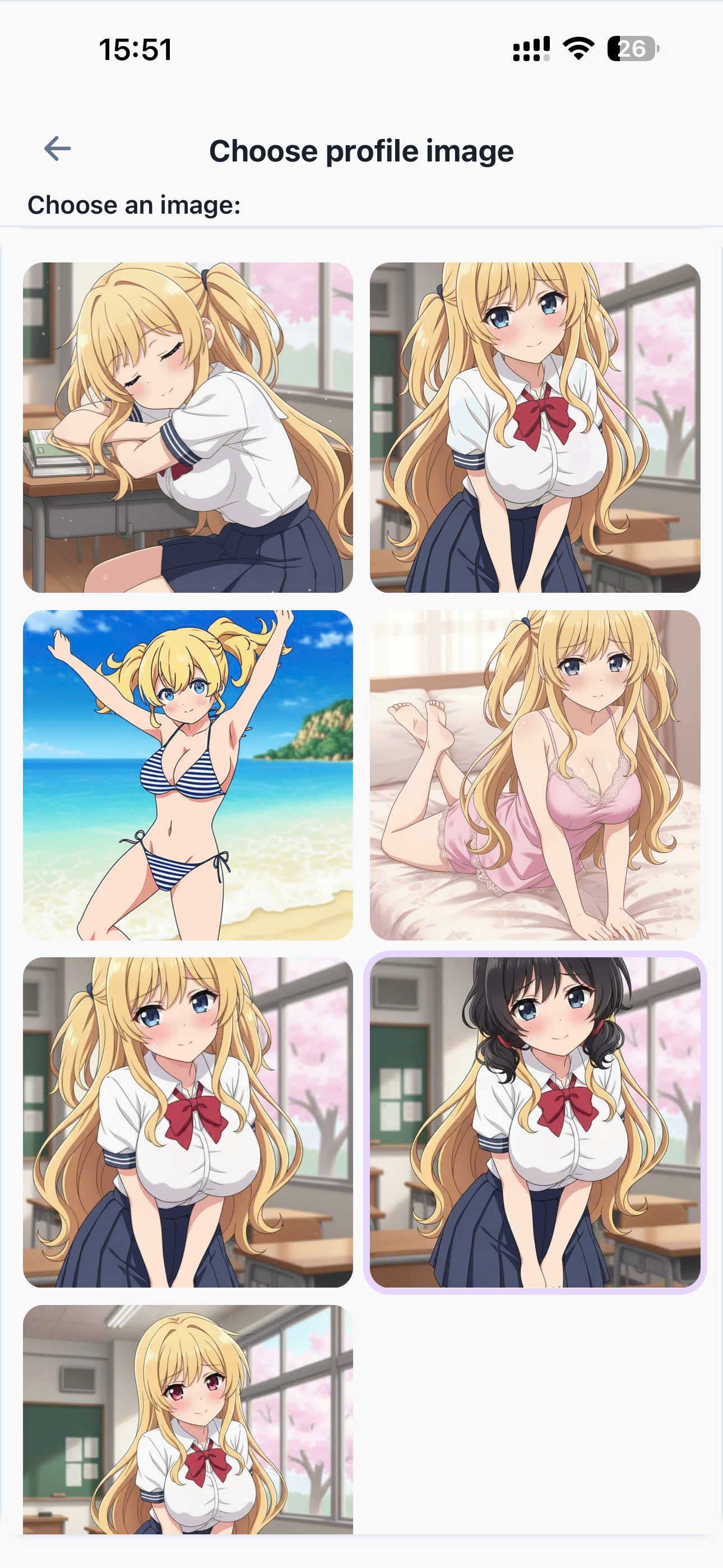 Choose Profile Image